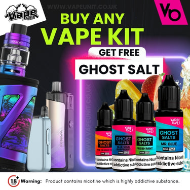 VapeKit Offer Free Vapes bars Ghostsalt Nic Salt