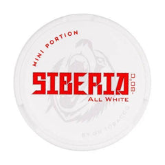 All White Mini Nicotine Pouches by Siberia 16.5mg - Vape Unit