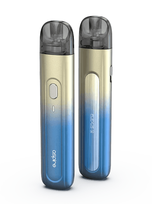 Aspire Flexus Q Pod Chrome Blue Fade - Vape Unit