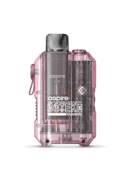 Aspire Gotek X Pod Translucent Pink - Vape Unit