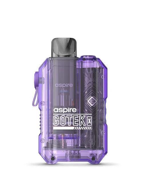 Aspire Gotek X Pod Translucent Violet - Vape Unit