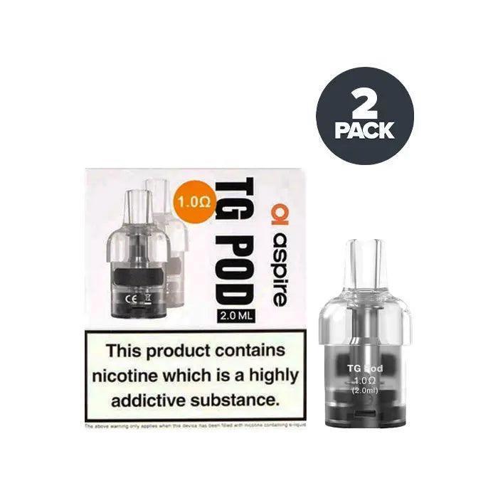 Aspire TG Replacement Pods - 2 ml (2 Pack ) - Vape Unit