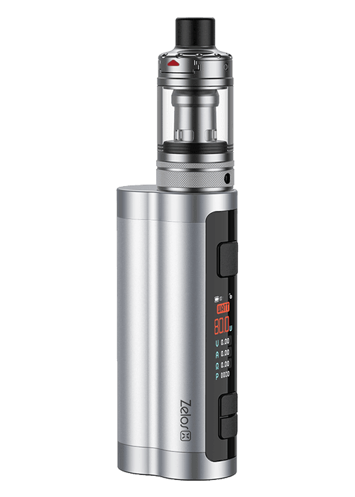 Aspire Zelos X Kit Metallic Silver - Vape Unit