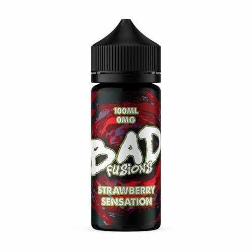 BAD JUICE STRAWBERRY SENSATION 0MG 100ML SHORT FILL - Vape Unit