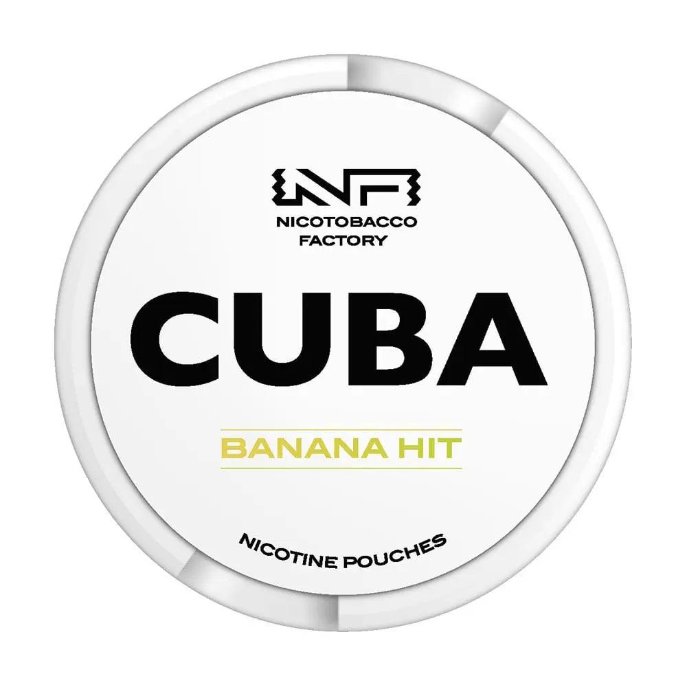 Banana Hit Nicotine Pouches Cuba White 16mg - Vape Unit