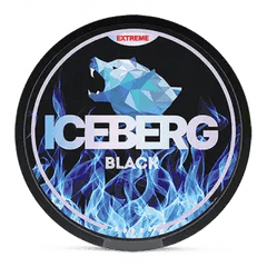 Black Ultra Nicotine Pouches by Ice Berg 150mg/g - Vape Unit