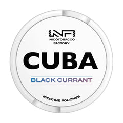 Blackcurrant Nicotine Pouches by Cuba White 16mg - Vape Unit