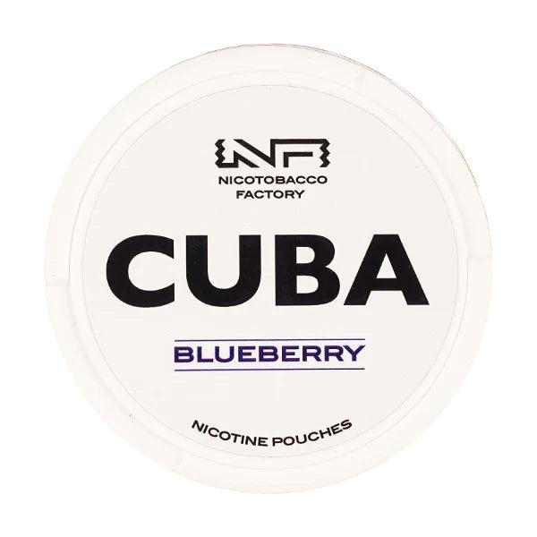 Blueberry Nicotine Pouches by Cuba White 16mg - Vape Unit