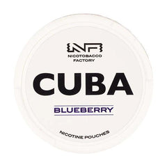 Blueberry Nicotine Pouches by Cuba White 16mg - Vape Unit