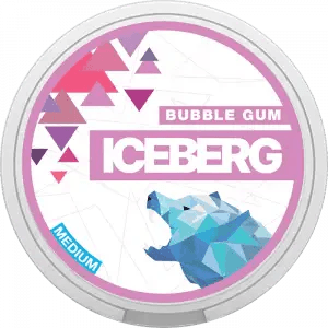 Bubblegum Light Nicotine Pouches by Ice Berg 20mg/g - Vape Unit