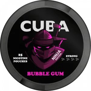 Bubblegum Nicotine Pouches by Cuba Ninja 30mg - Vape Unit