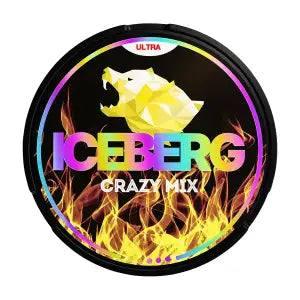 Crazy Mix Ultra Nicotine Pouches by Ice Berg 150mg/g - Vape Unit