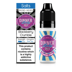 DINNER LADY NIC SALT - BLACKBERRY CRUMBLE - Vape Unit