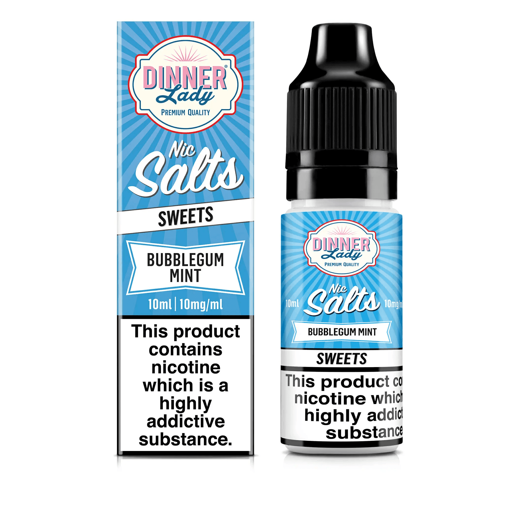 DINNER LADY NIC SALT - BUBBLEGUM MINT - Vape Unit