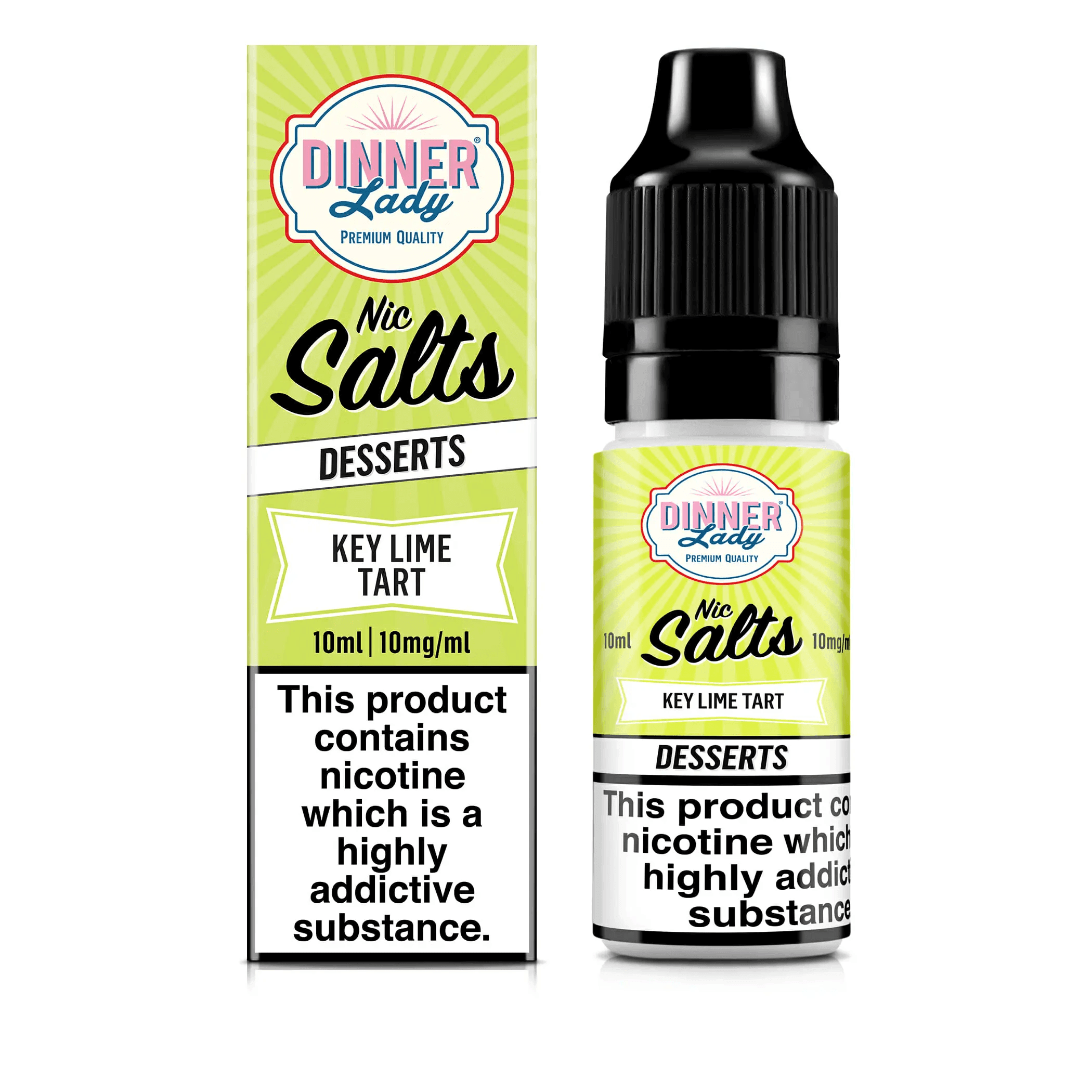 DINNER LADY NIC SALT - KEY LIME TART - 10ML - Vape Unit