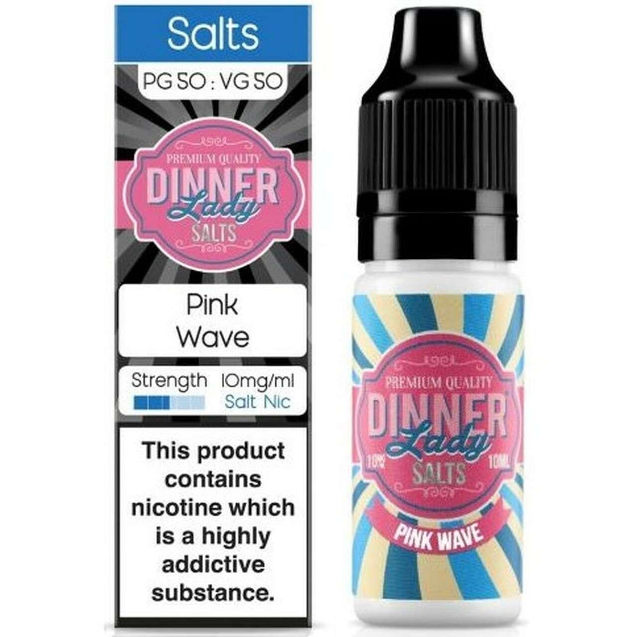 DINNER LADY NIC SALT - PINK WAVE - 10ML - Vape Unit