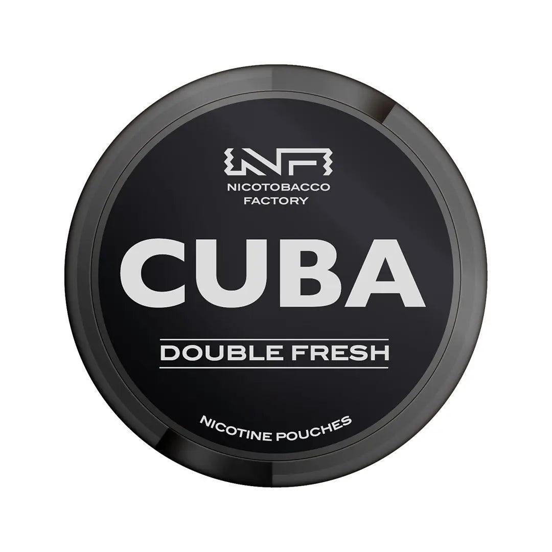 Double Fresh Nicotine Pouches by Cuba Black 43mg | Pack of 25 - Vape Unit