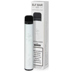 ELF BAR 600 COTTON CANDY ICE 10/20MG - Vape Unit