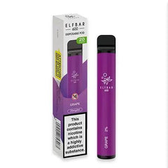 ELF BAR 600 GRAPE 20MG - Vape Unit