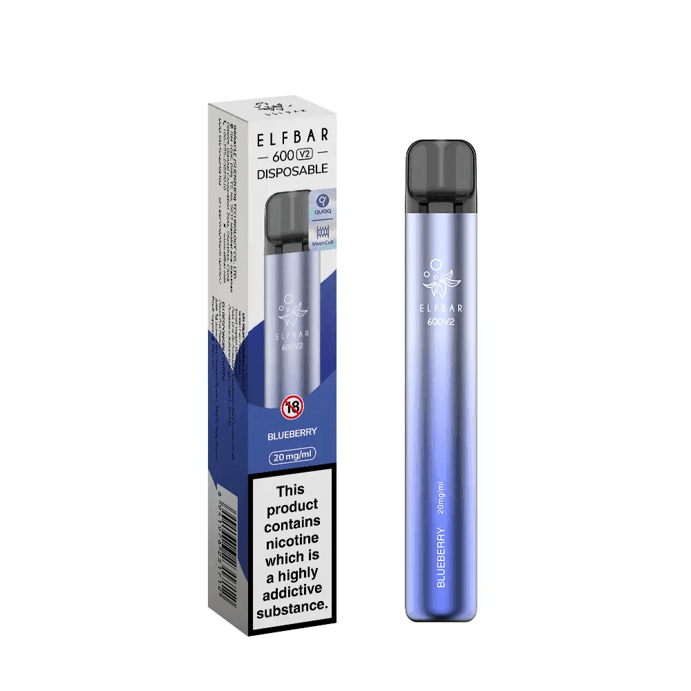 ELF BAR 600V2 BLUEBERRY - 20MG - Vape Unit