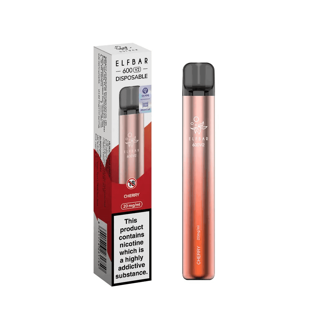 ELF BAR 600V2 CHERRY - 20MG - Vape Unit