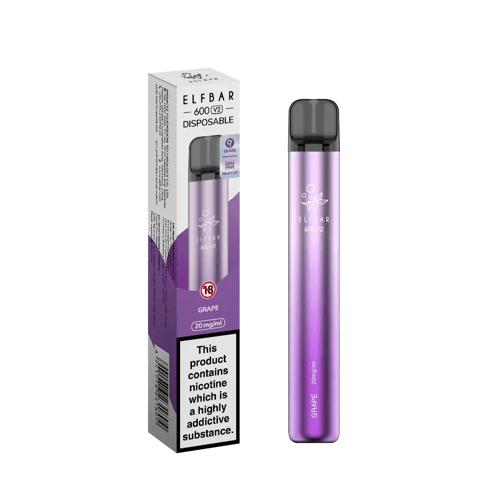 ELF BAR 600V2 GRAPE - 20MG - Vape Unit