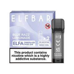 ELF BAR ELFA PRE-FILLED PODS (PACK OF 2) - Blue Razz Lemonade - Vape Unit