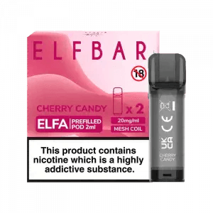 ELF BAR ELFA PRE-FILLED PODS (PACK OF 2) - Cherry Candy - Vape Unit