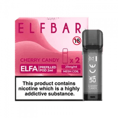 ELF BAR ELFA PRE-FILLED PODS (PACK OF 2) - Cherry Candy - Vape Unit