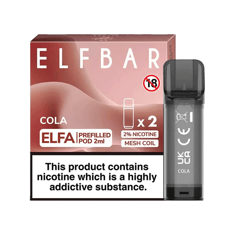 ELF BAR ELFA PRE-FILLED PODS (PACK OF 2) - Cola - Vape Unit