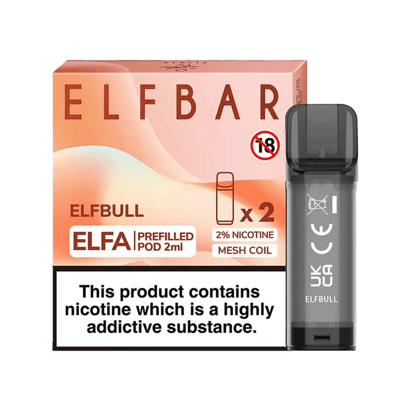 ELF BAR ELFA PRE-FILLED PODS (PACK OF 2) - Elfbull - Vape Unit