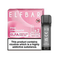 ELF BAR ELFA PRE-FILLED PODS (PACK OF 2) - Pink Lemonade - Vape Unit