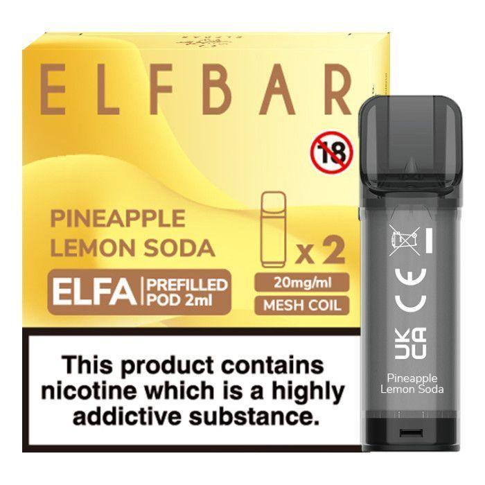 Elfbar Elfa Pre-Filled Pod Pineapple Lemon Soda - Vape Unit