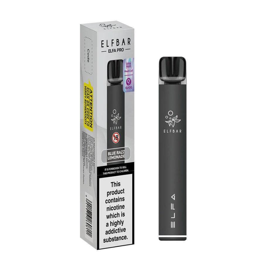 Elfbar Elfa Pro Black - Blue Razz Lemonade - Vape Unit