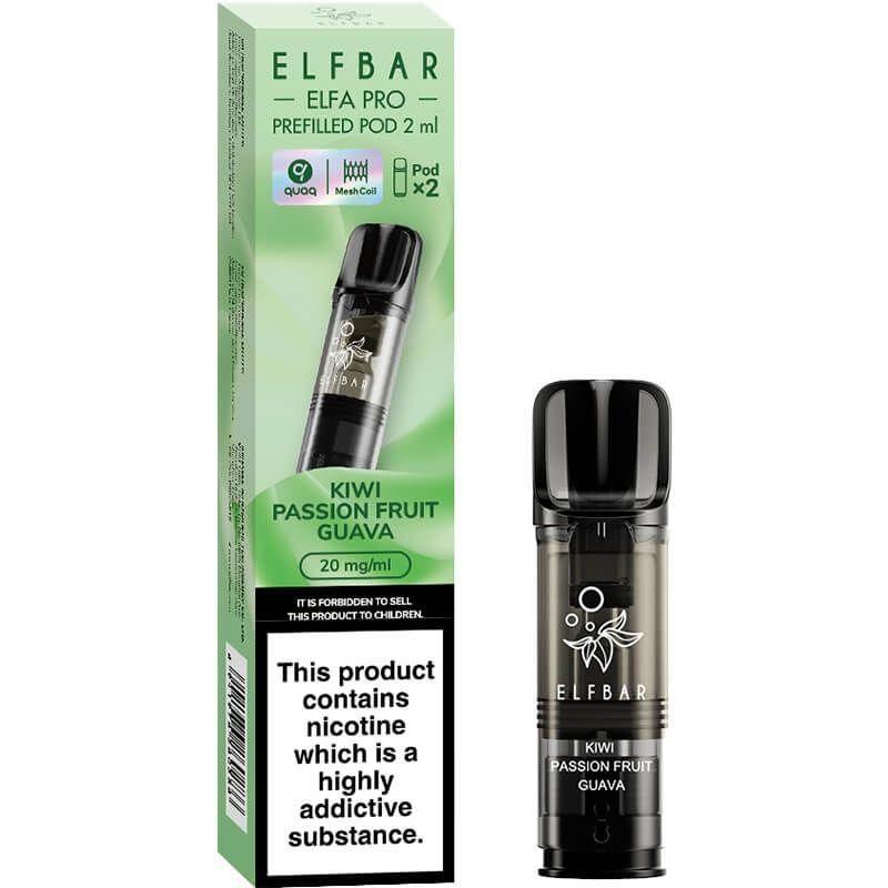 Elfbar Elfa Pro Prefilled Kiwi Passion Fruit Guava - Vape Unit