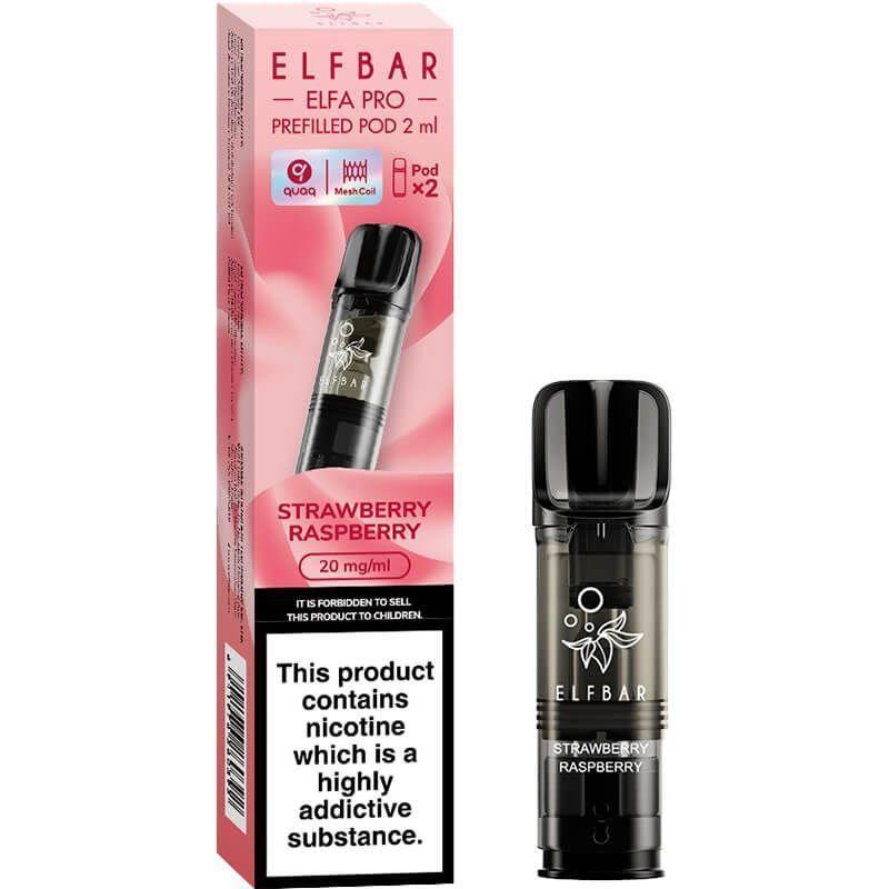 Elfbar Elfa Pro Prefilled Strawberry Raspberry - Vape Unit