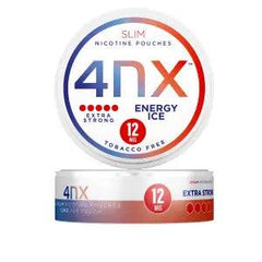 Energy Ice Extra Strong Nicotine Pouches by 4NX 12mg - Vape Unit