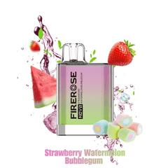 FIREROSE NOVA 600 STRAWBERRY WATERMELON BUBBLEGUM - Vape Unit