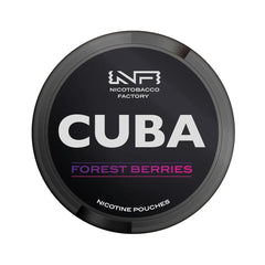 Forest Berries Nicotine Pouches by Cuba Black 43mg | Pack of 25 - Vape Unit