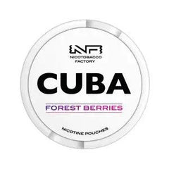 Forest Berries Nicotine Pouches by Cuba White 16mg - Vape Unit