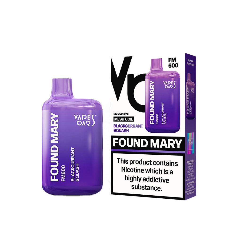 Found Mary FM600 Balckcurrant squash - Vape Unit