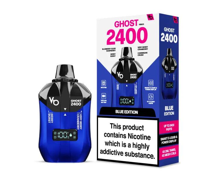 Ghost 2400 4-in-1 Blue Edition - Vape Unit