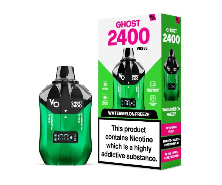 Ghost 2400 4-in-1 Watermelon Freeze - Vape Unit