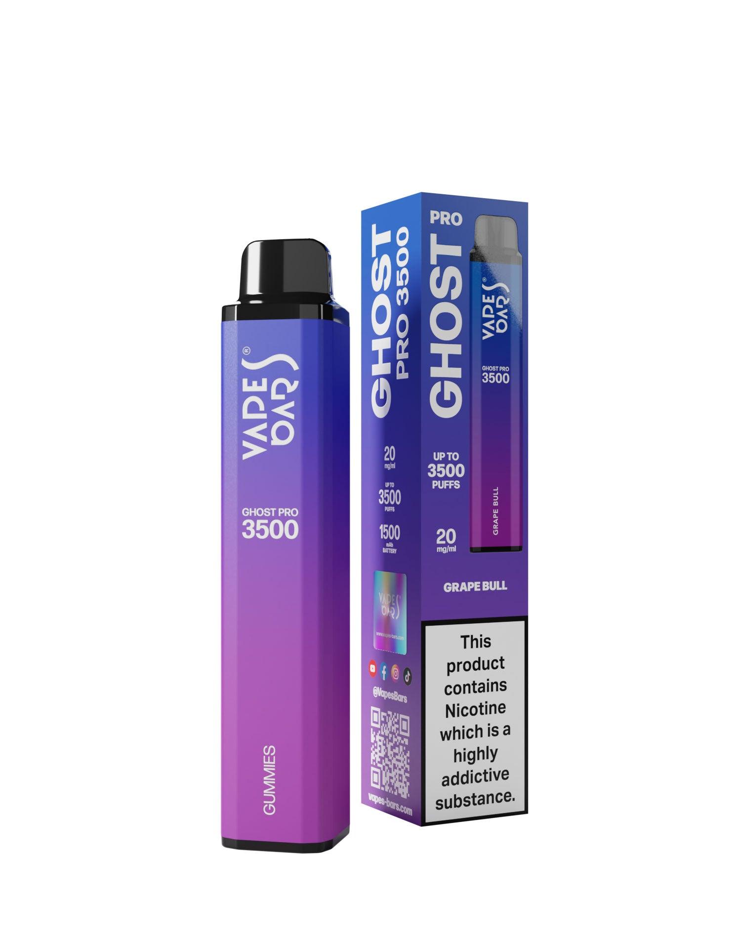 Ghost Pro 3500 Grape Bull 20MG - Vape Unit