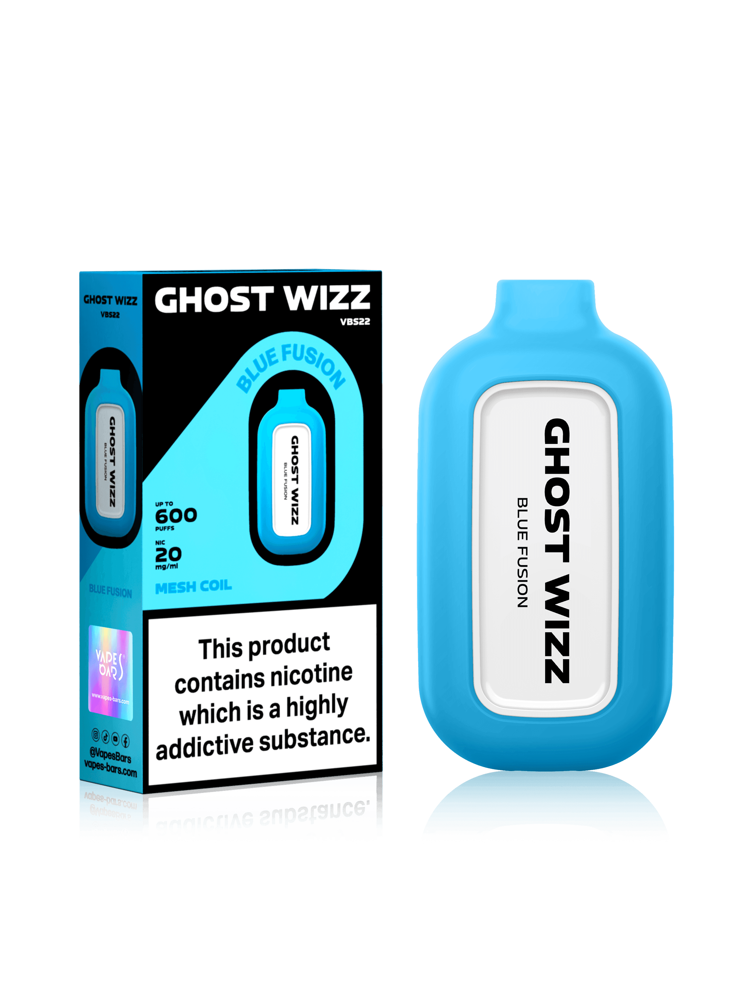 GHOST WIZZ BLUE FUSION DISPOSABLE VAPE - Vape Unit