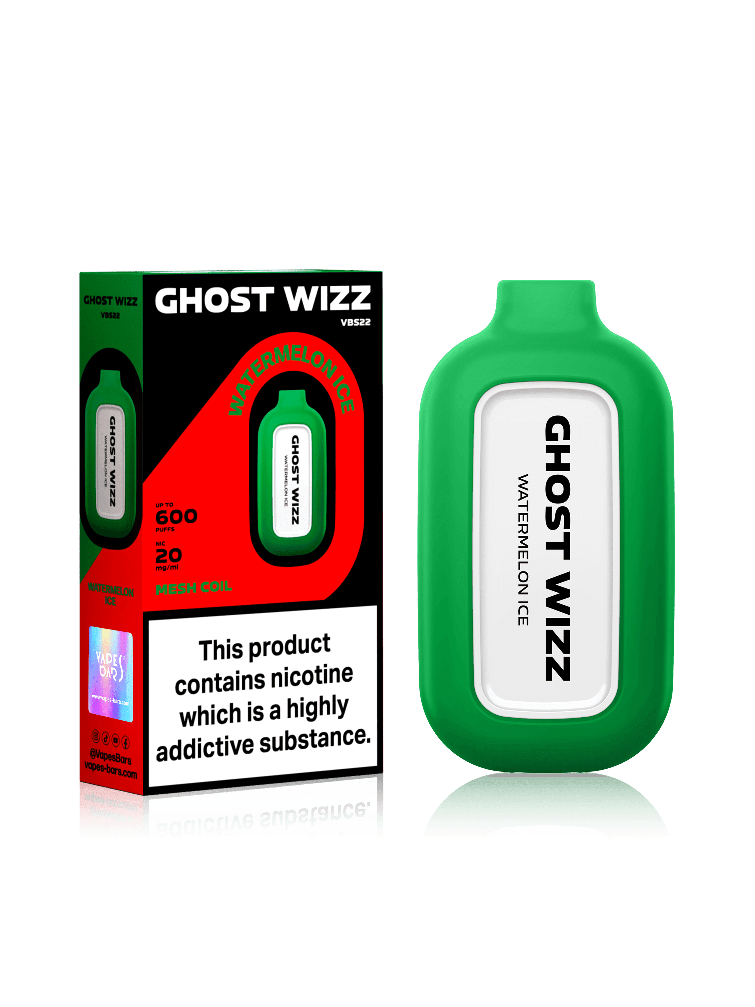 GHOST WIZZ WATERMELON ICE DISPOSABLE VAPE - Vape Unit