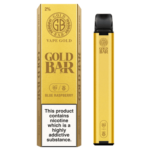 GOLD BAR BLUE RASPBERRY 20MG - Vape Unit