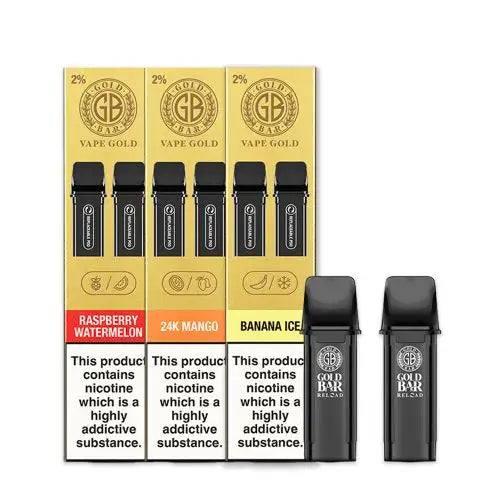 Gold Bar Reload Prefilled Vape Pods - Vape Unit