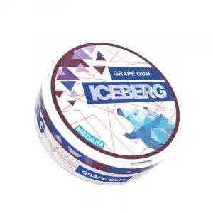 Grape Gum Nicotine Pouches Light by Ice Berg 20mg/g - Vape Unit