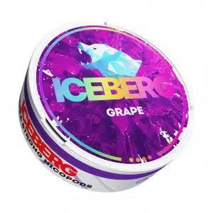 Grape Medium Nicotine Pouches by Ice Berg 75mg/g - Vape Unit